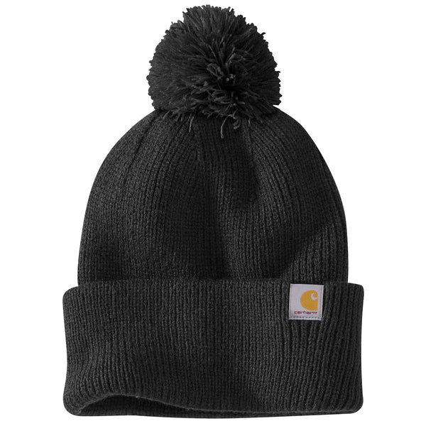 Carhartt 106003 Knit Pom-Pom Cuffed Beanie