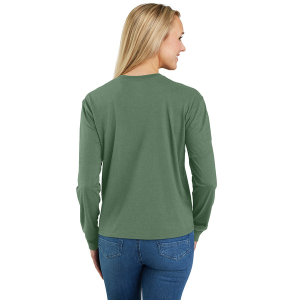 Carhartt 106121 Women's Tencel Fiber Series Loose Fit Long-Sleeve Pocket T-Shirt