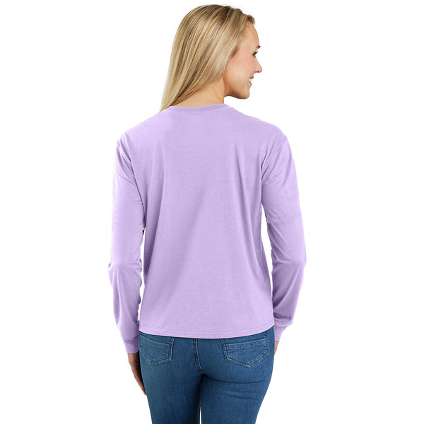 Carhartt 106121 Women's Tencel Fiber Series Loose Fit Long-Sleeve Pocket T-Shirt