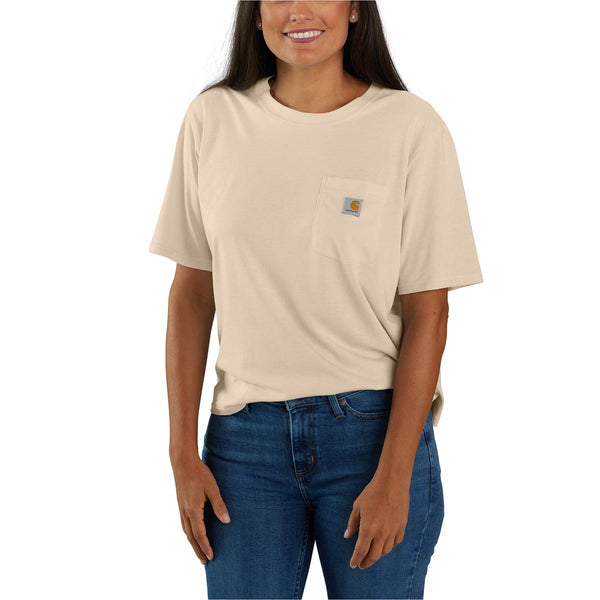 Carhartt 106122 Women's Tencel Fiber Series Loose Fit Short-Sleeve Pocket T-Shirt