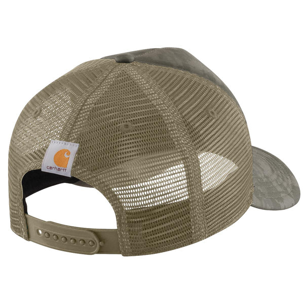 Carhartt 106131 Men's Trucker Camo Logo Graphic Cap - Discontinued Pricing