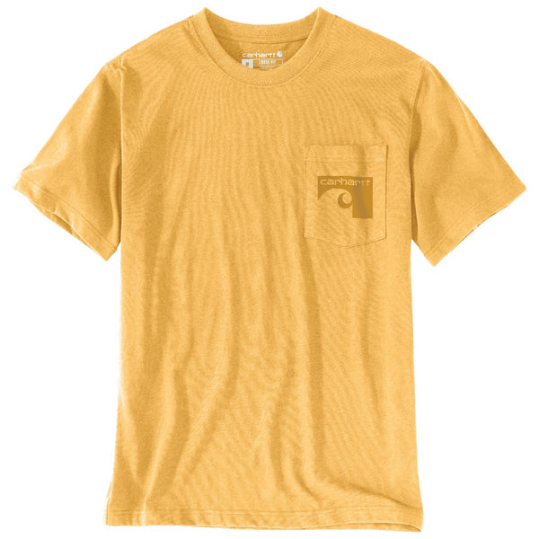 Carhartt 106148 Men's Relaxed Fit Heavyweight SS Pocket 1889 Graphic T-Shirt - Discontinued Pricing