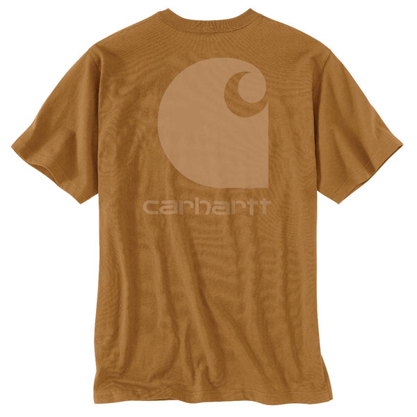 Carhartt 106149 Men's Relaxed Fit Heavyweight SS Pocket C Graphic T-Shirt - Discontinued Pricing