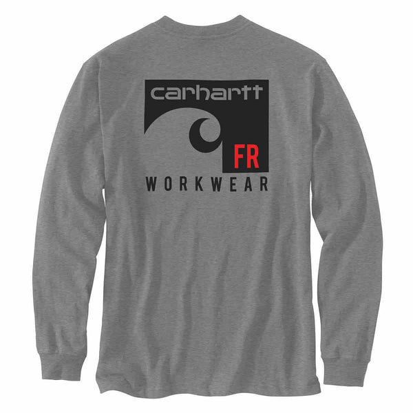 Carhartt 106169 Men's FR Force Loose Fit Lightweight LS Graphic T-Shirt - Discontinued Pricing