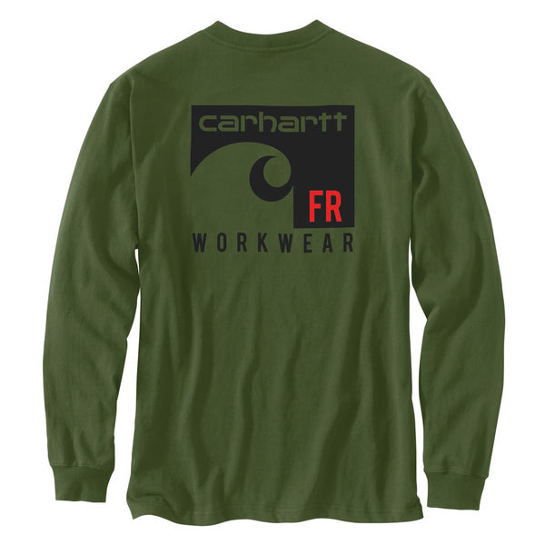 Carhartt 106169 Men's FR Force Loose Fit Lightweight LS Graphic T-Shirt - Discontinued Pricing