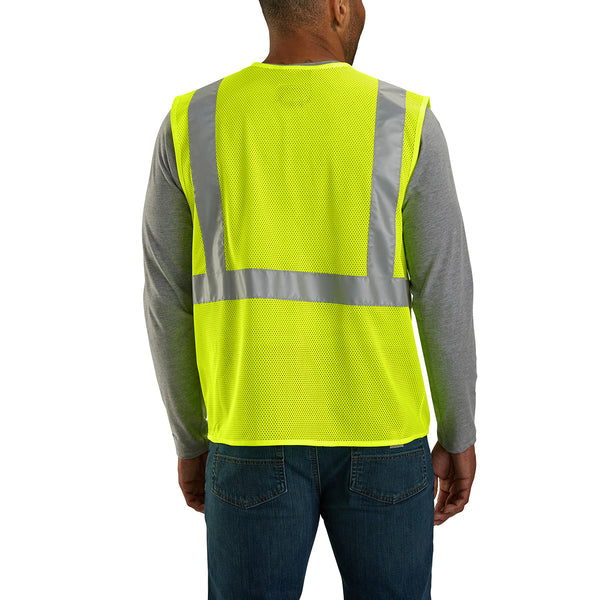 Carhartt 106171 Men's High-Visibility Mesh Multi-Pocket Class 2 Vest