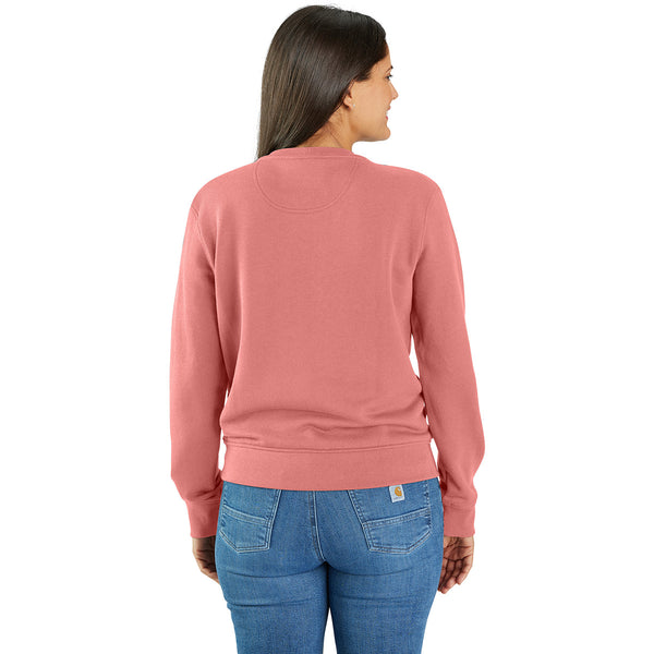 Carhartt 106179 Women's Relaxed Fit Midweight French Terry Crewneck Sweatshirt