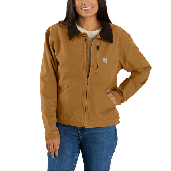 Carhartt 106208 Women's Rugged Flex Loose Fit Canvas Detroit Jacket