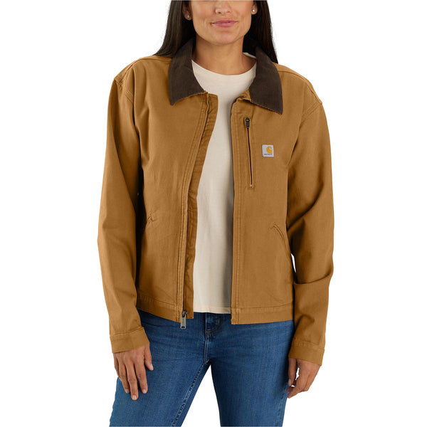 Carhartt 106208 Women's Rugged Flex Loose Fit Canvas Detroit Jacket