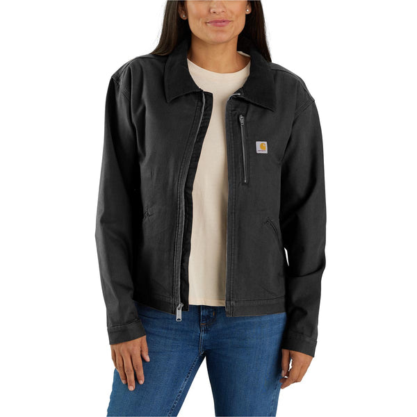 Carhartt 106208 Women's Rugged Flex Loose Fit Canvas Detroit Jacket