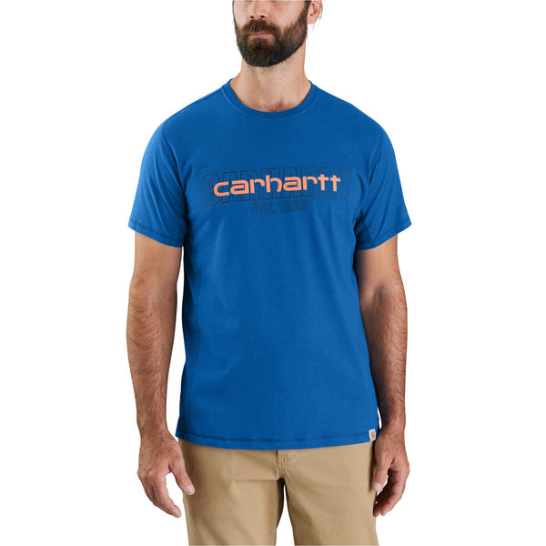 Carhartt 106215 Men's Force Relaxed Fit Midweight SS Logo Graphic T-Shirt