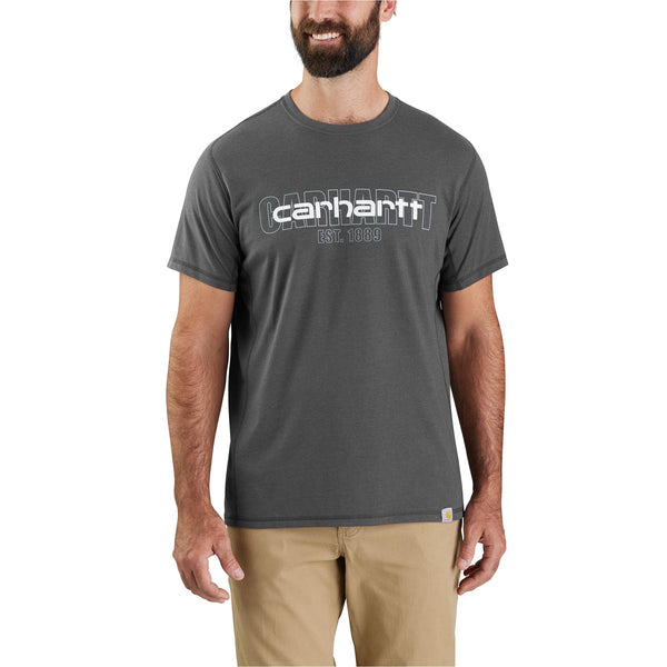 Carhartt 106215 Men's Force Relaxed Fit Midweight SS Logo Graphic T-Shirt