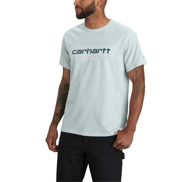 Carhartt 106215 Men's Force Relaxed Fit Midweight SS Logo Graphic T-Shirt