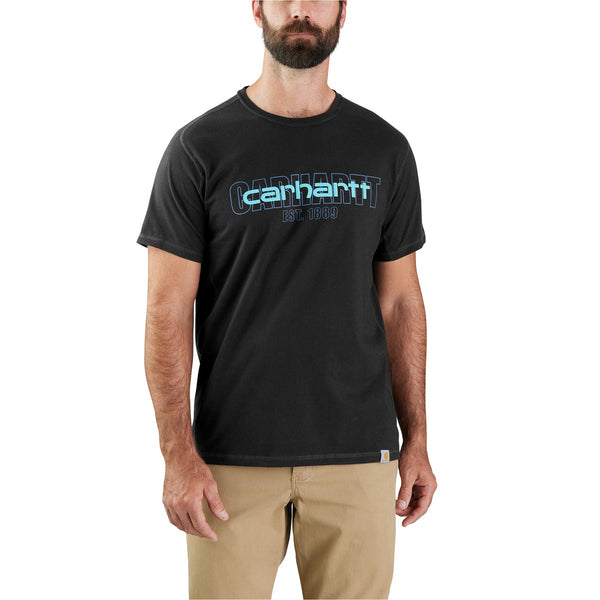 Carhartt 106215 Men's Force Relaxed Fit Midweight SS Logo Graphic T-Shirt