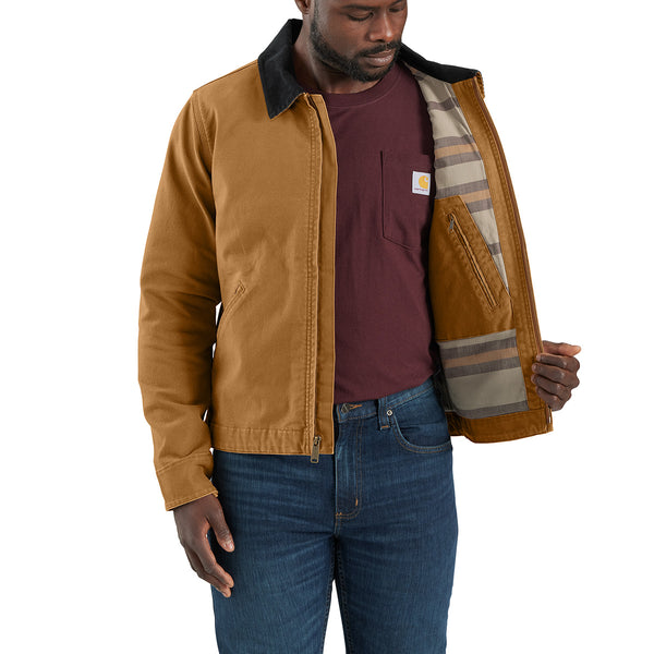 Carhartt 106234 Men's Rugged Flex Relaxed Fit Duck Detroit Jacket