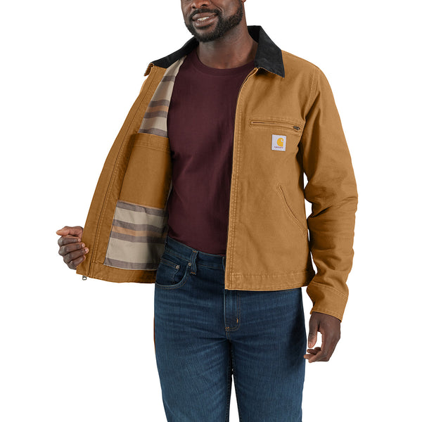 Carhartt 106234 Men's Rugged Flex Relaxed Fit Duck Detroit Jacket