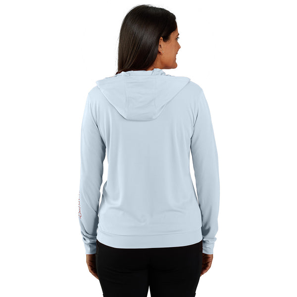 Carhartt 106236 Women's Force Sun Defender Lightweight Long-Sleeve Hooded Graphic T-shirt