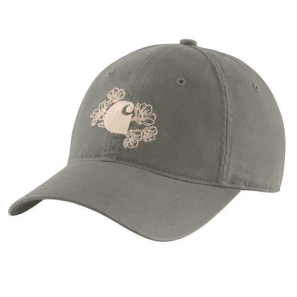 Carhartt 106271 Women's Canvas Floral Graphic Cap - Discontinued Pricing