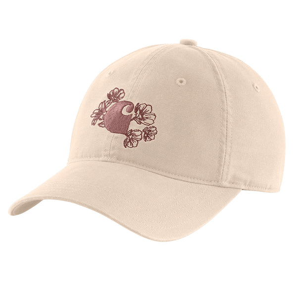 Carhartt 106271 Women's Canvas Floral Graphic Cap - Discontinued Pricing