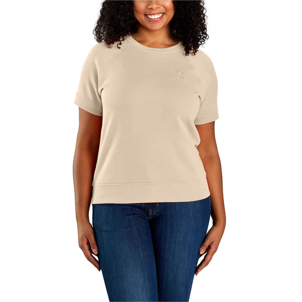 Carhartt 106291 Women's Relaxed Fit French Terry Short-Sleeve Sweatshirt