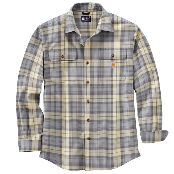 Carhartt 106356 Men's Loose Fit Heavyweight Flannel LS Plaid Shirt