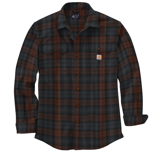 Carhartt 106356 Men's Loose Fit Heavyweight Flannel LS Plaid Shirt