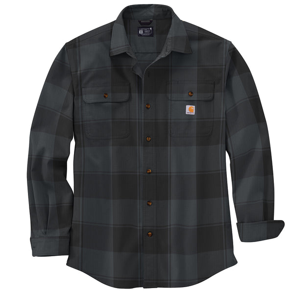 Carhartt 106356 Men's Loose Fit Heavyweight Flannel LS Plaid Shirt