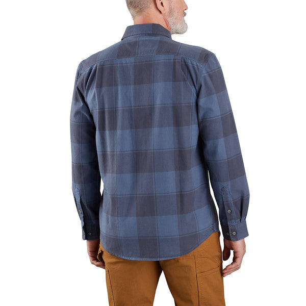 Carhartt 106356 Men's Loose Fit Heavyweight Flannel LS Plaid Shirt