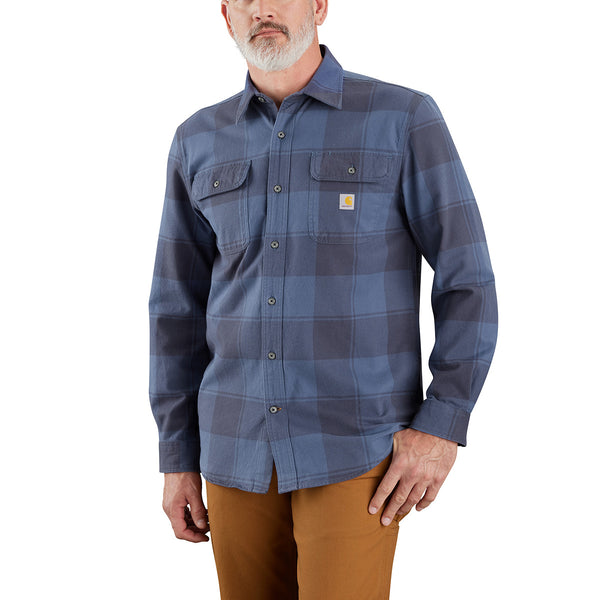 Carhartt 106356 Men's Loose Fit Heavyweight Flannel LS Plaid Shirt