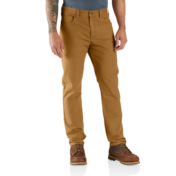 Carhartt 106414 Men's Rugged Flex Slim Fit Duck Tapered 5-Pocket Pant