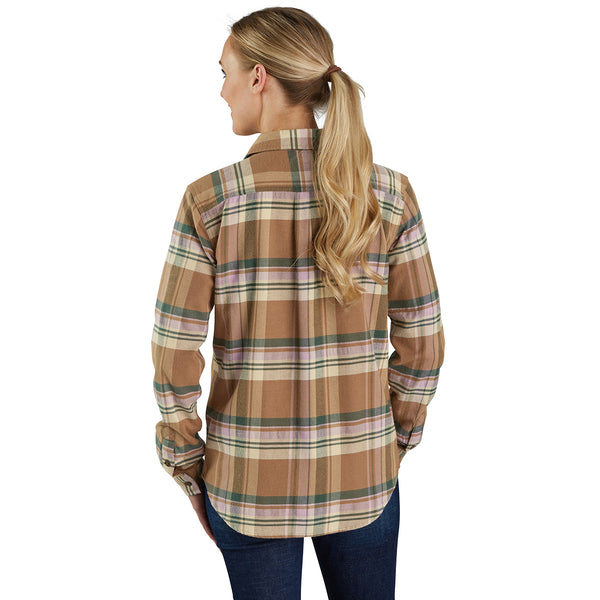 Carhartt 106447 Women's Tencel Fiber Series Relaxed Fit Long-Sleeve Flannel Shirt