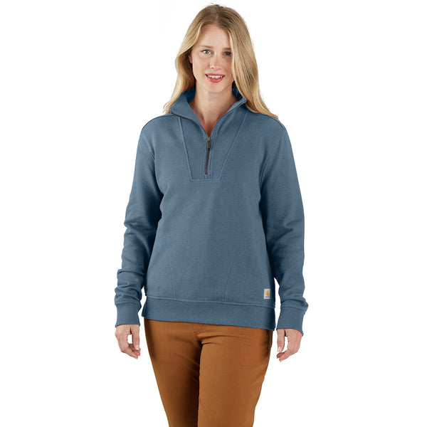 Carhartt 106451 Women's Tencel Fiber Series Relaxed Fit Half Zip Sweatshirt