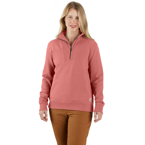 Carhartt 106451 Women's Tencel Fiber Series Relaxed Fit Half Zip Sweatshirt