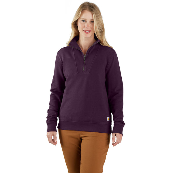 Carhartt 106451 Women's Tencel Fiber Series Relaxed Fit Half Zip Sweatshirt