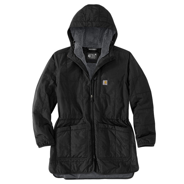 Carhartt 106465 Women's Rain Defender Loose Fit Lightweight Insulated Hooded Coat