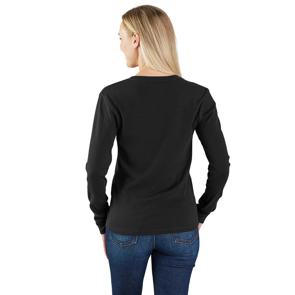 Carhartt 106480 Women's Tencel Fiber Series Relaxed Fit LS Ribbed Henley