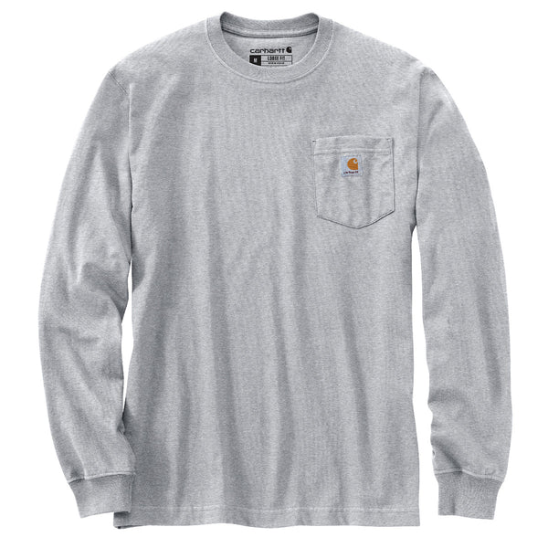 Carhartt 106496 Men's Loose Fit Heavyweight LS Pocket C Graphic T-Shirt