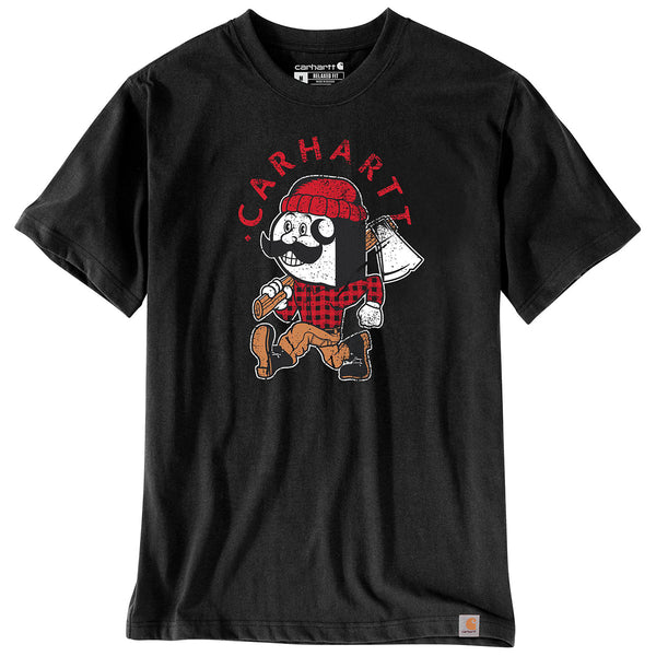 Carhartt 106533 Men's Relaxed Fit LW SS Lumberjack Graphic T-Shirt