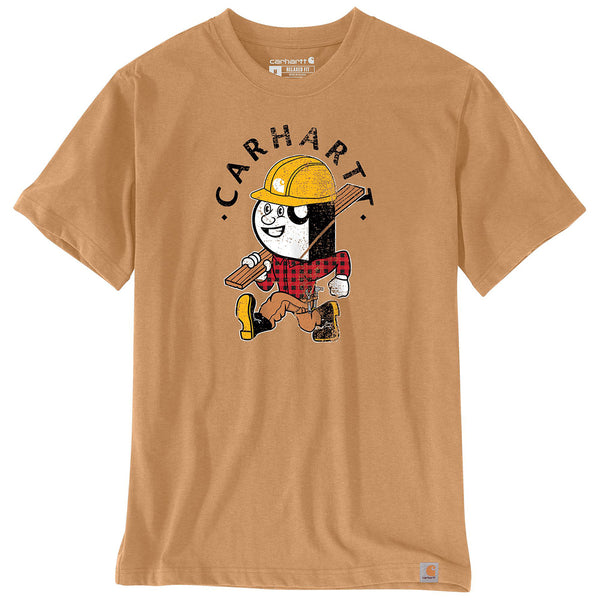 Carhartt 106534 Men's Relaxed Fit LW SS Carpenter Graphic T-Shirt