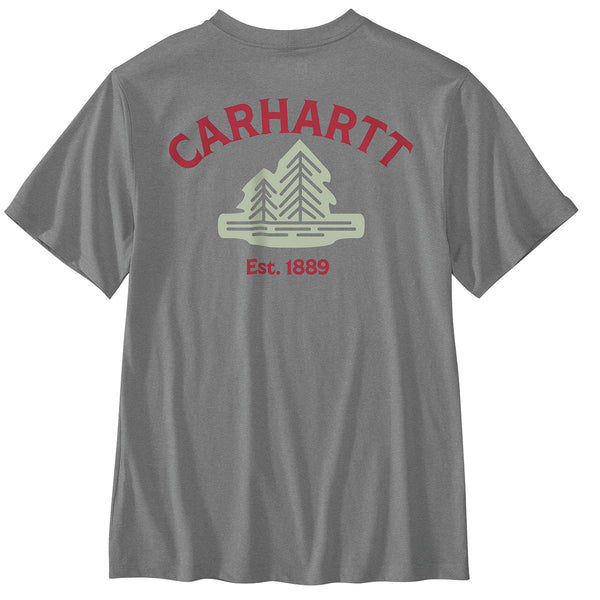 Carhartt 106535 Men's Relaxed Fit Lightweight Short-Sleeve Pocket Tree Graphic T-Shirt