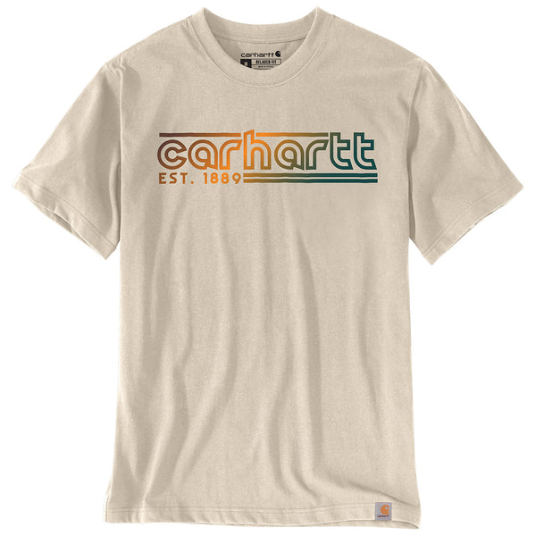 Carhartt 106538 Men's Relaxed Fit Lightweight Short-Sleeve Logo Graphic T-Shirt