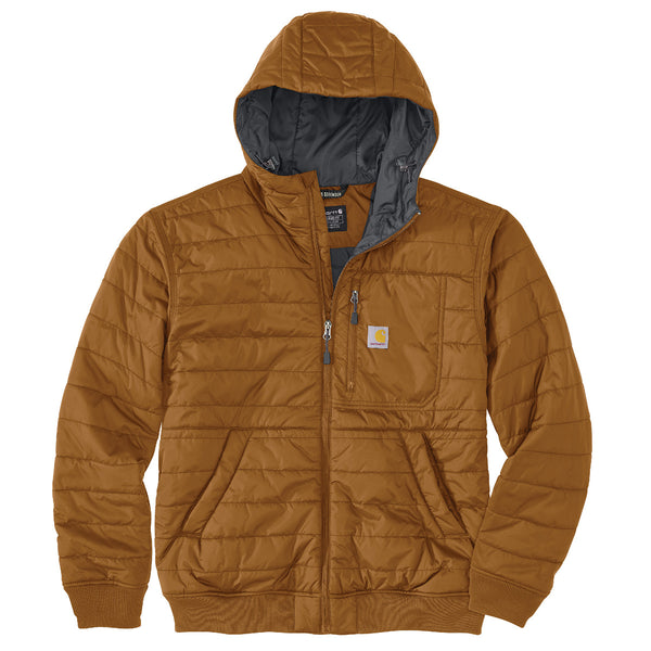 Carhartt 106543 Men's Rain Defender Relaxed Fit Lightweight Insulated Hooded Jacket