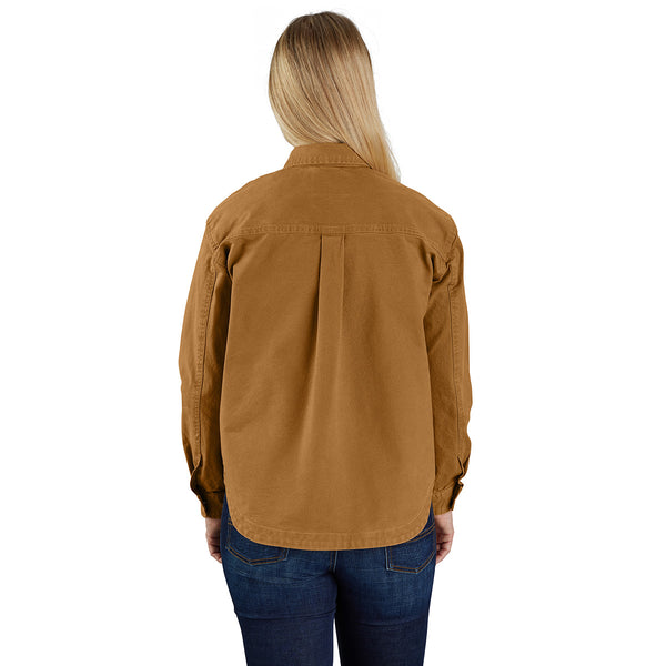 Carhartt 106621 Women's Rugged Flex Loose Fit Heavyweight Duck Overshirt