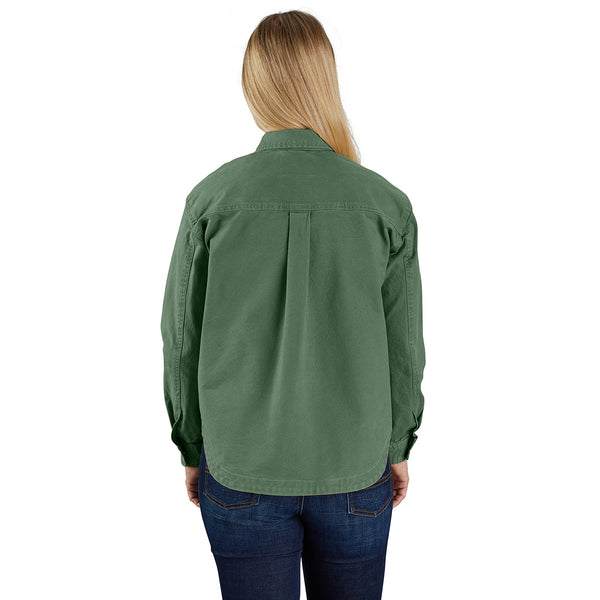 Carhartt 106621 Women's Rugged Flex Loose Fit Heavyweight Duck Overshirt