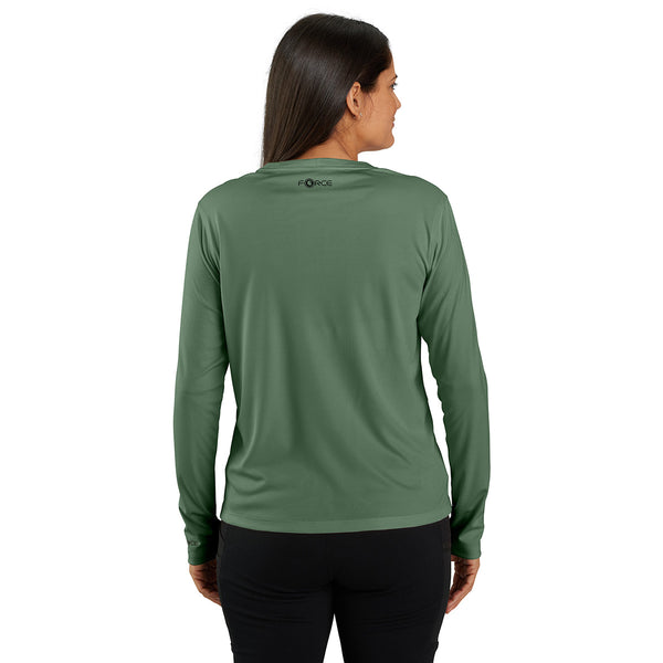 Carhartt 106632 Women's Force Sun Defender Lightweight Long-Sleeve Graphic T-Shirt