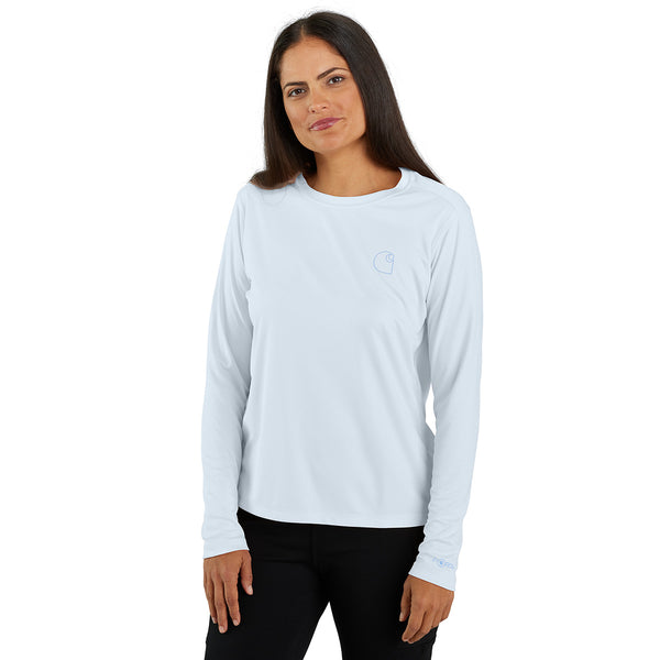 Carhartt 106632 Women's Force Sun Defender Lightweight Long-Sleeve Graphic T-Shirt