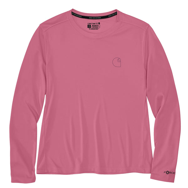 Carhartt 106632 Women's Force Sun Defender Lightweight Long-Sleeve Graphic T-Shirt