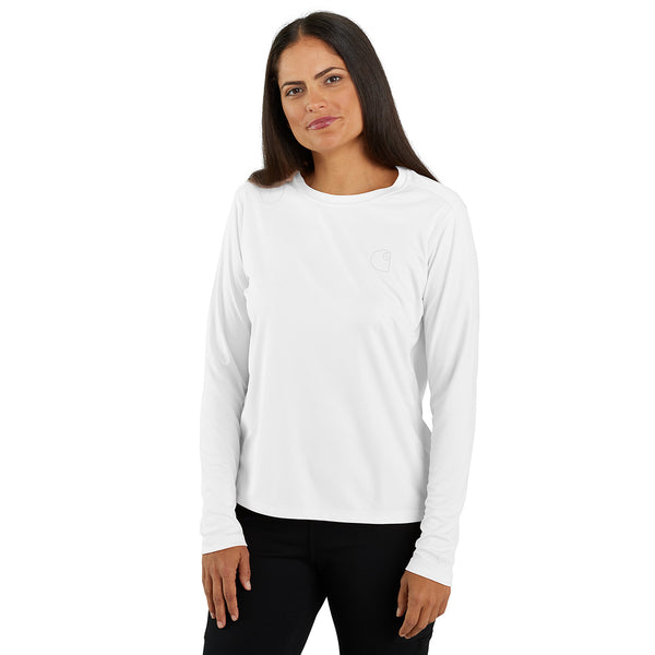 Carhartt 106632 Women's Force Sun Defender Lightweight Long-Sleeve Graphic T-Shirt