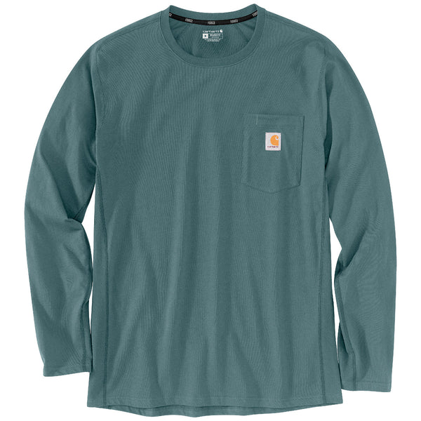 Carhartt 106656 Men's Force Relaxed Fit Midweight LS Pocket T-Shirt