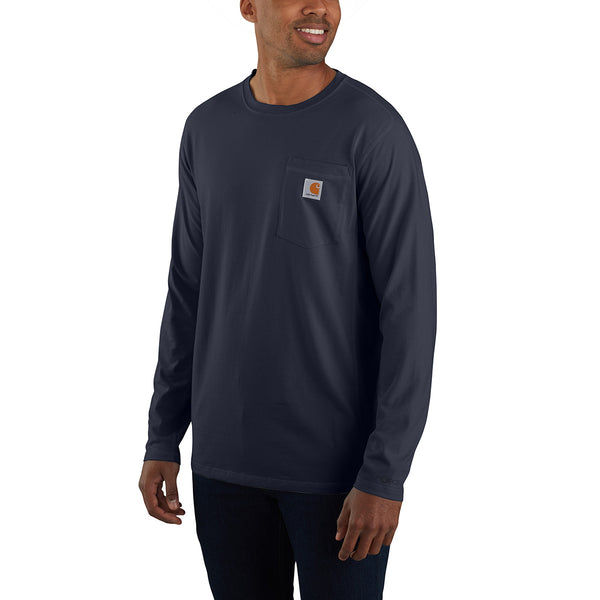 Carhartt 106656 Men's Force Relaxed Fit Midweight LS Pocket T-Shirt